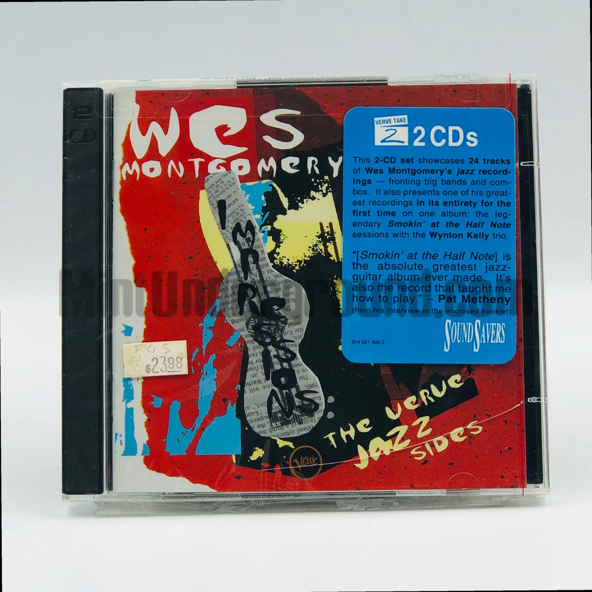Wes Montgomery – Impressions: The Verve Jazz Sides CD, front cover