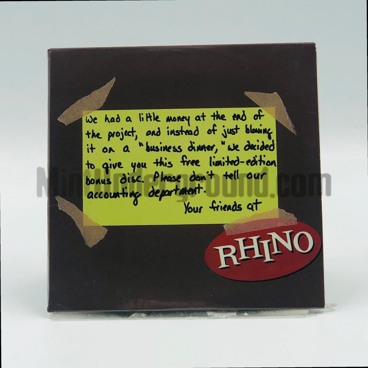 Various Artists – Rhino Records Sampler CD Single, front cover