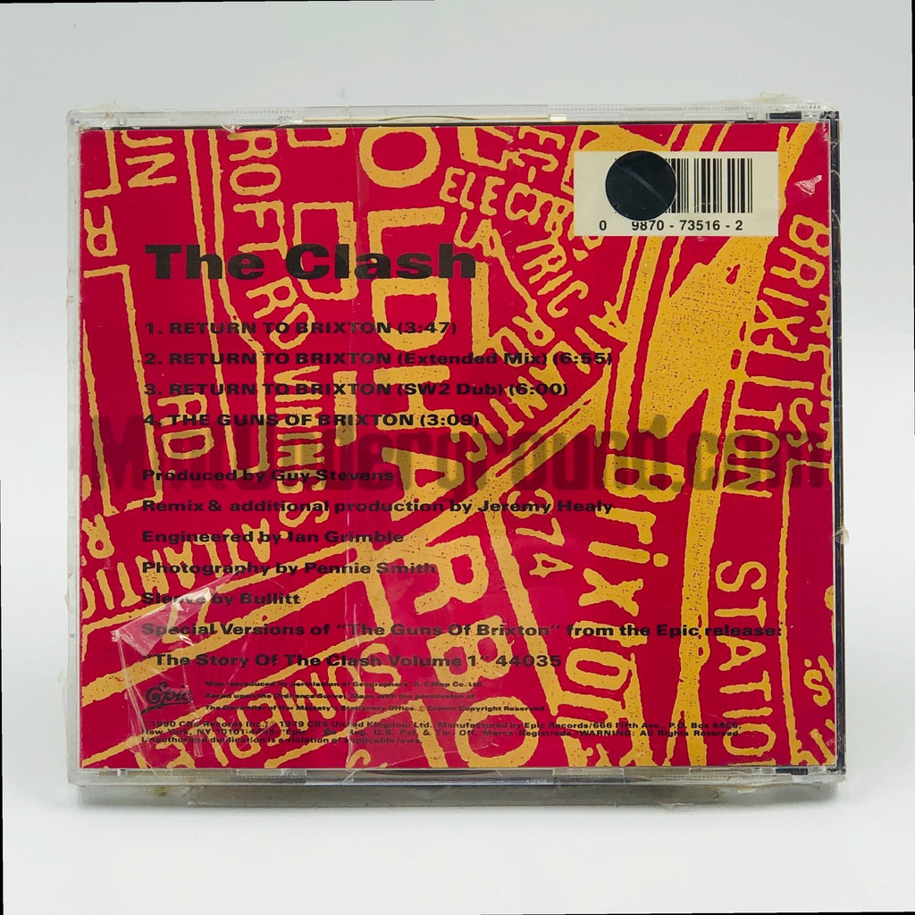 The Clash – Return To Brixton CD, back cover