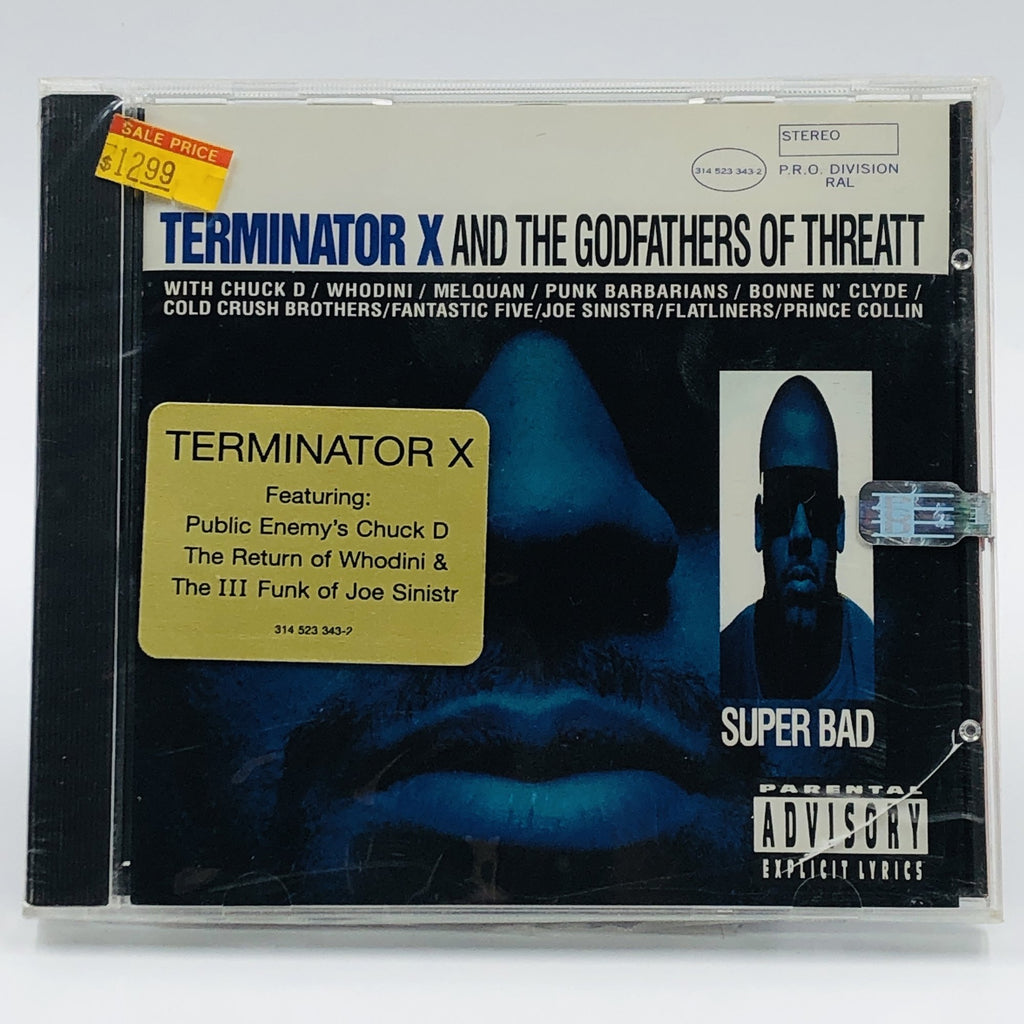 Terminator X and The Godfathers Of Threatt – Super Bad CD, front cover