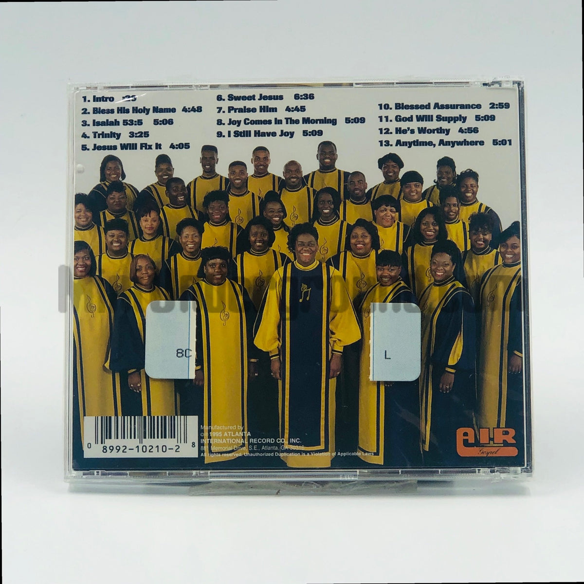 Velmer Watkins & The Angelic Gospel Community Choir – Bless His Holy Name CD, back cover