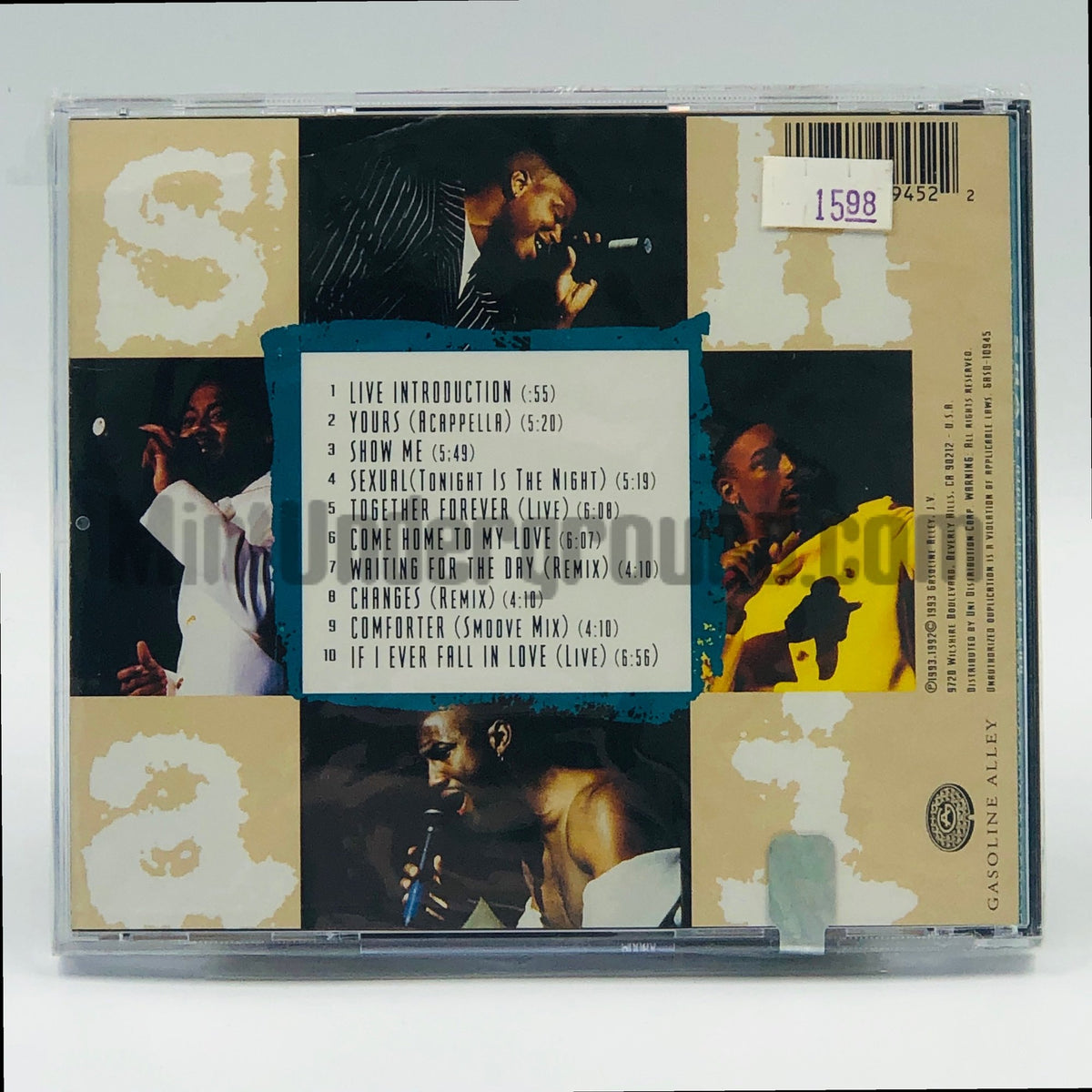 Shai – Right Back At Cha CD, back cover