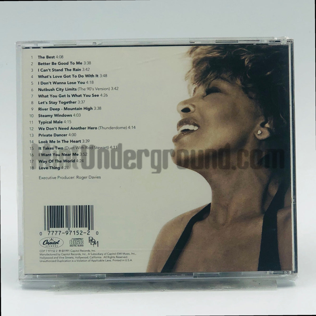Tina Turner – Simply The Best CD, back cover
