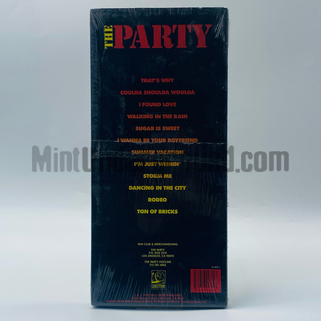 The Party – The Party CD, back cover