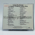 Various Artists – Living The Dream: A Tribute To Martin Luther King CD, back cover