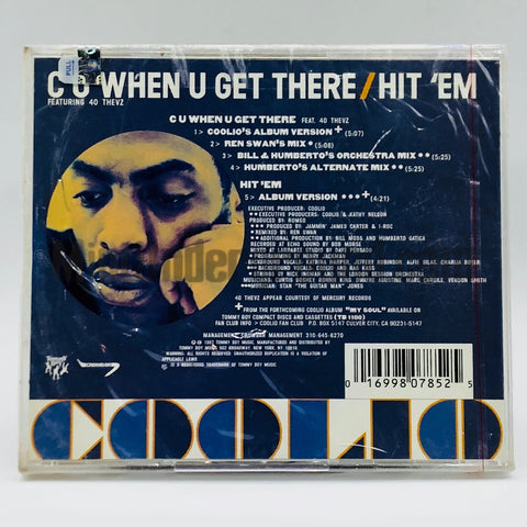 Coolio featuring 40 Thevz: C U When U Get There/Hit 'Em: CD Single