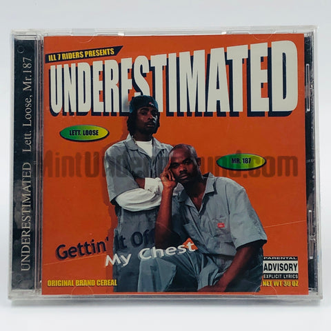 Underestimated: Gettin' It Off My Chest: CD