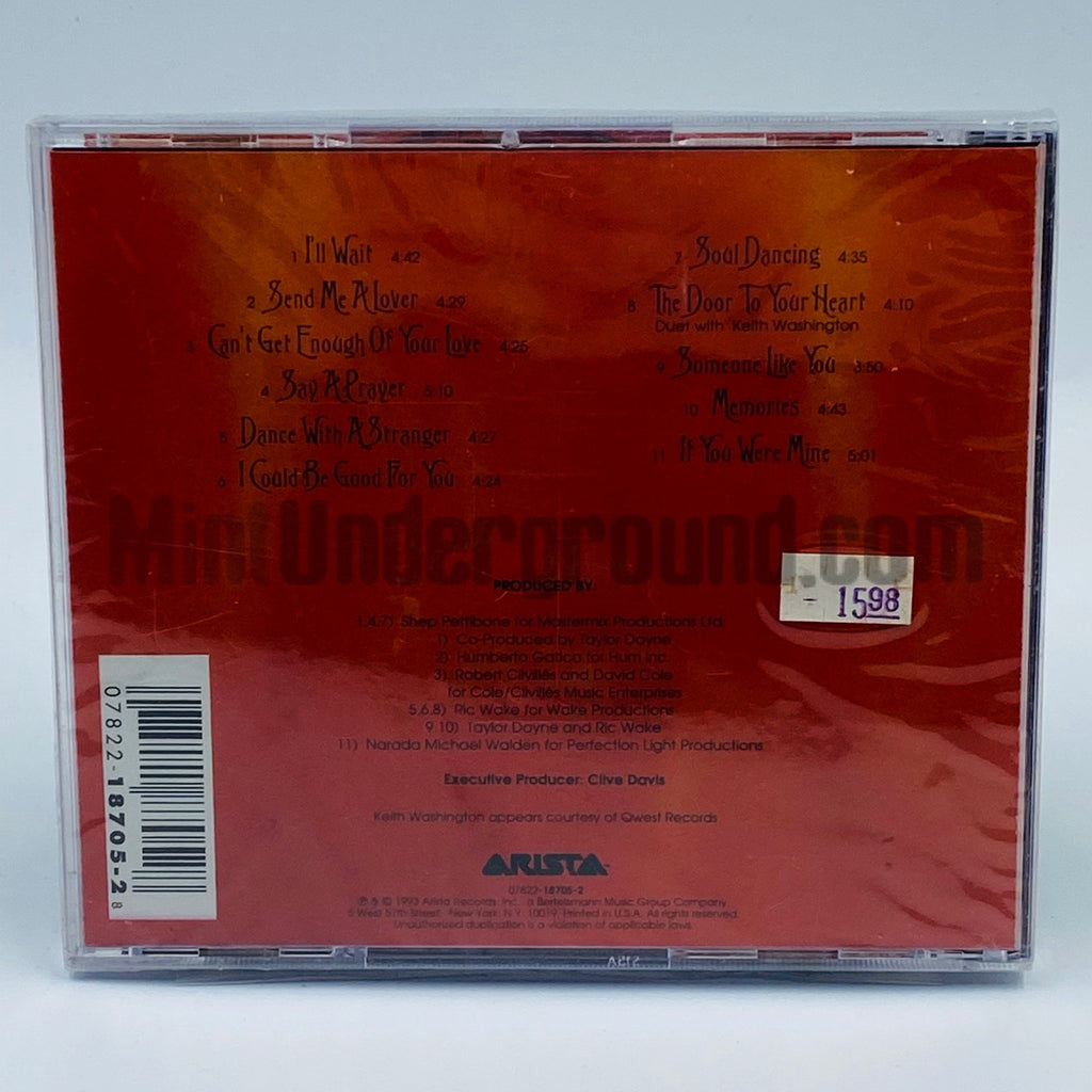 Taylor Dayne – Soul Dancing CD, back cover