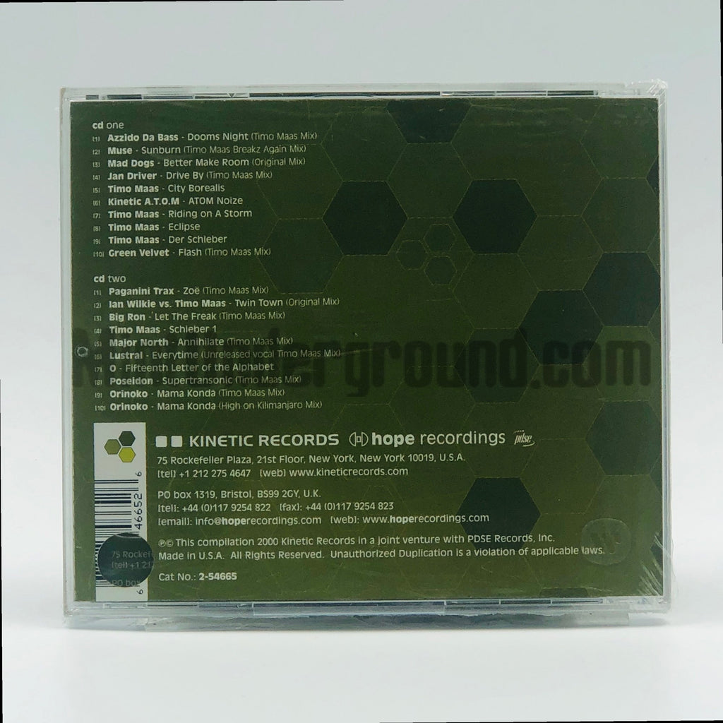 Timo Maas – Music For The Maases - Volume One CD, back cover
