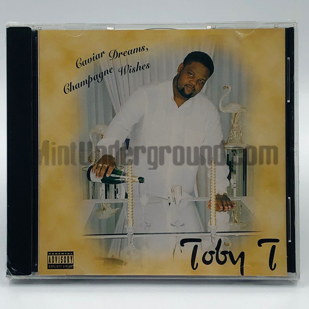 Toby T – Caviar Dreams, Champagne Wishes CD, front cover