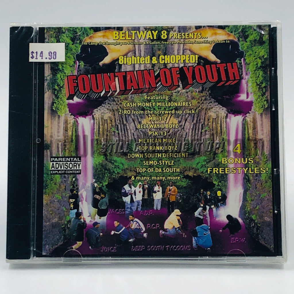 Various Artists – Beltway 8 Records: Fountain Of Youth CD, front cover