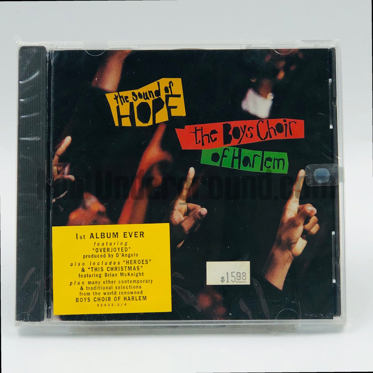 The Boys Choir Of Harlem – The Sound Of Hope CD, front cover