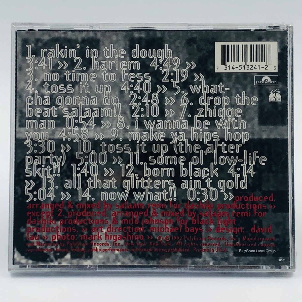 Zhigge – Zhigge CD, back cover