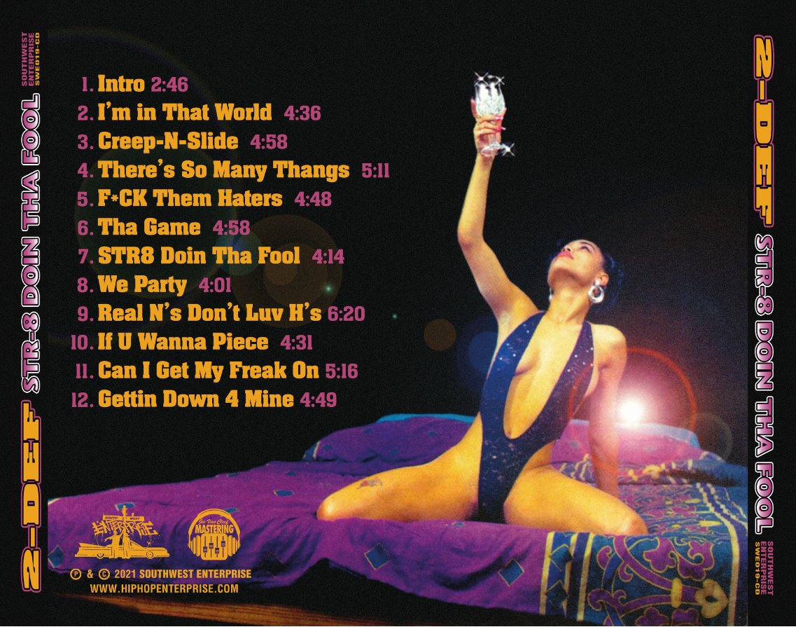 2 Def – Str-8 Doin' Tha Fool CD, additional photo 5