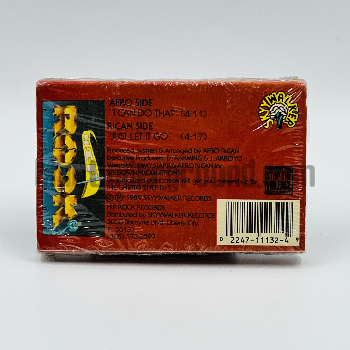 Afro Rican – I Can Do That/Just Let It Go Cassette Single, back cover