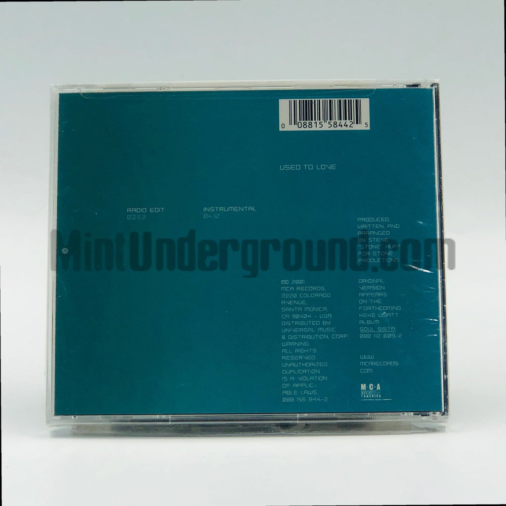 Keke Wyatt – Used To Love CD Single, back cover