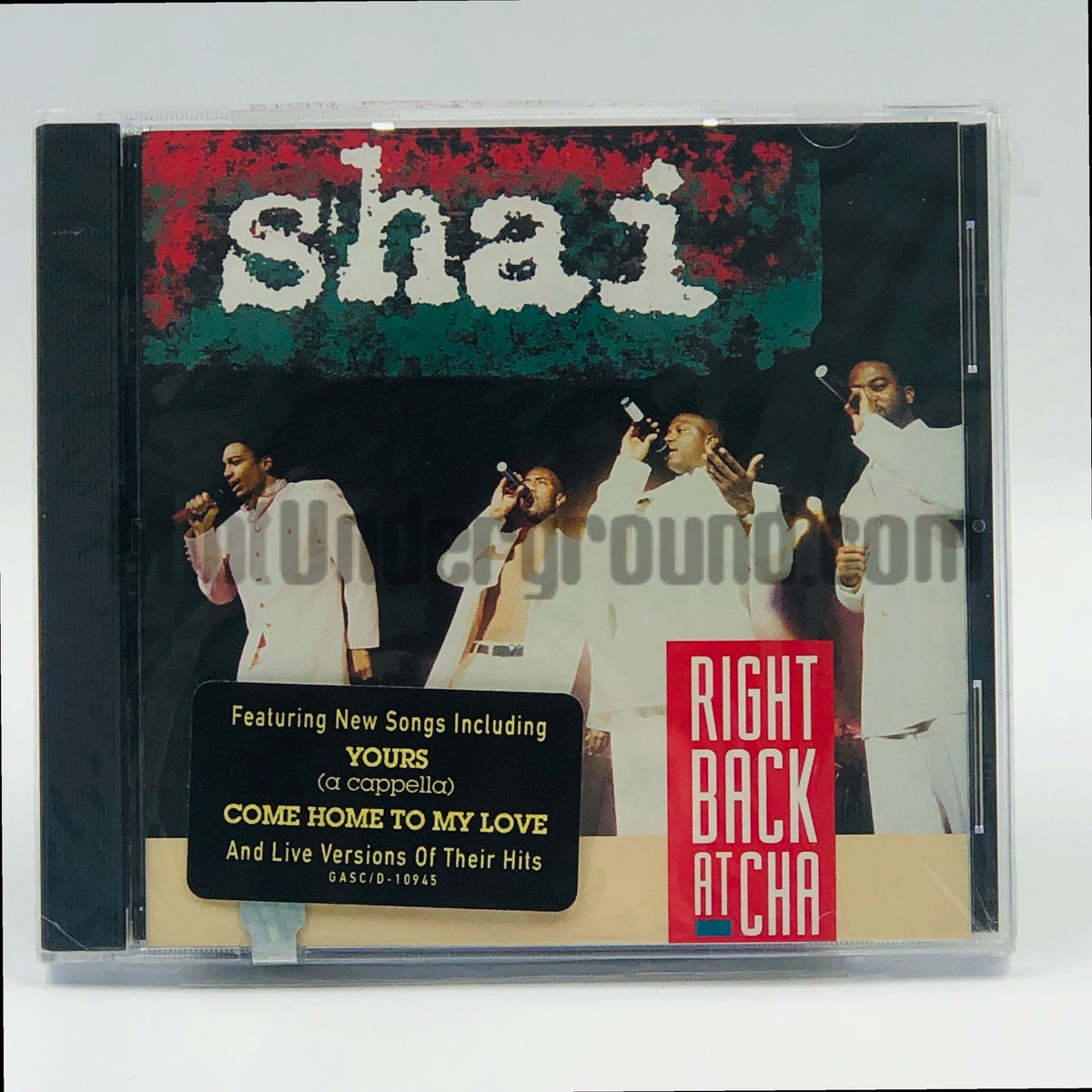 Shai – Right Back At Cha CD, front cover