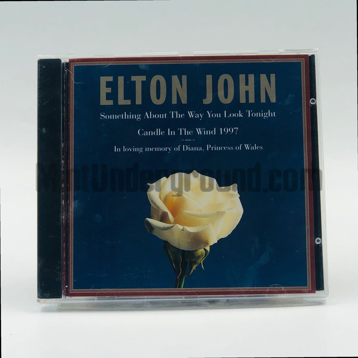Elton John – Something About The Way You Look Tonight CD Single, front cover