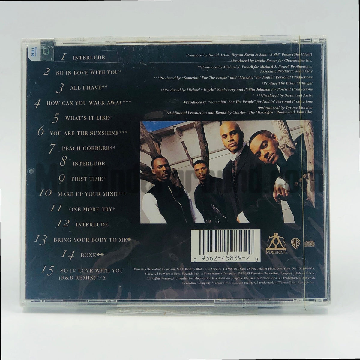 U.N.V./UNV (Universal Nubian Voices) – Universal Nubian Voices CD, back cover