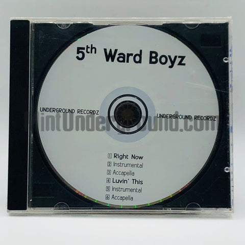 5th Ward Boyz: Right Now/Luvin' This: CD Single: Promo