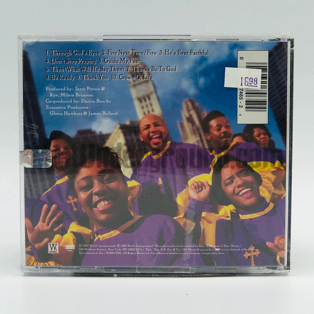 Rev. Milton Brunson & The Thompson Community Singers – Through God's Eyes CD, back cover