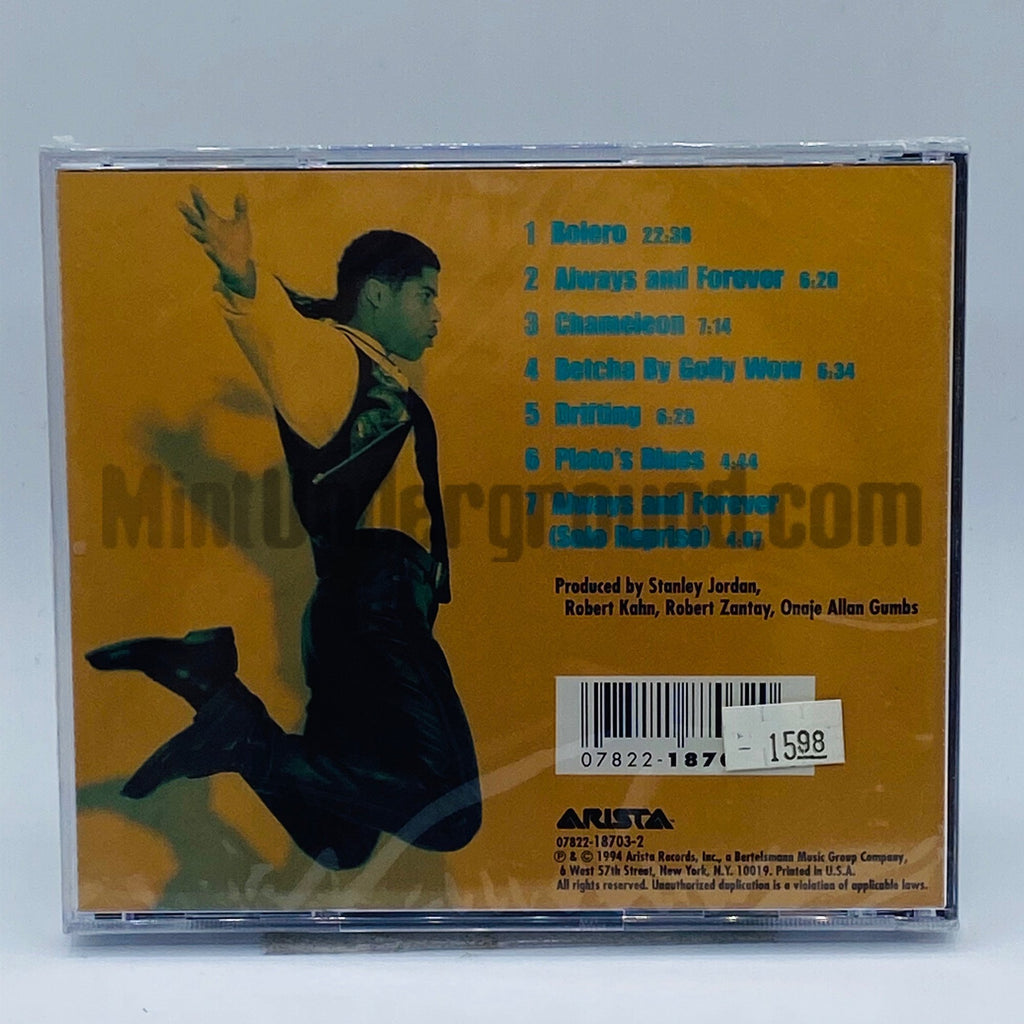 Stanley Jordan – Bolero CD, back cover
