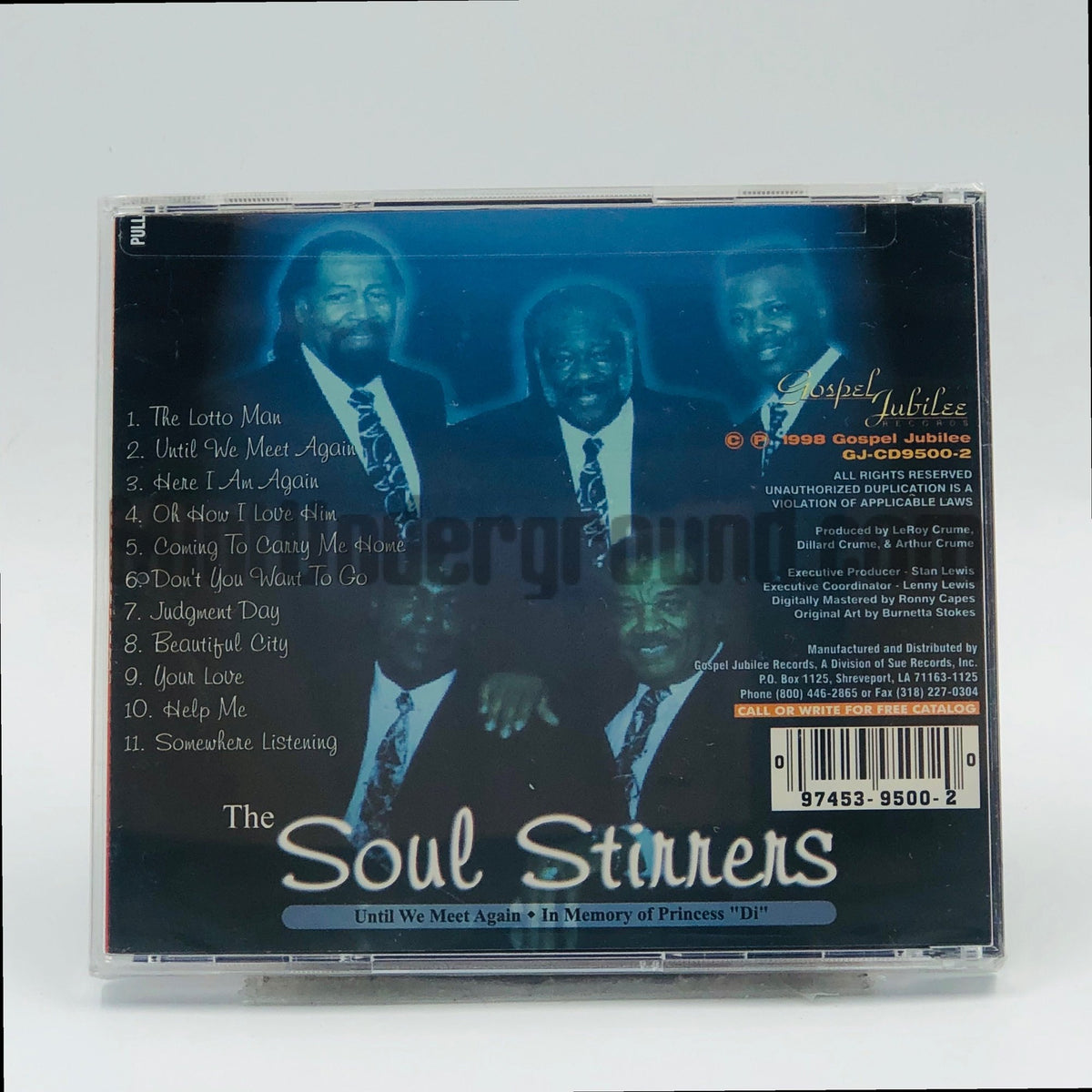 The Soul Stirrers – Lotto Man CD, back cover