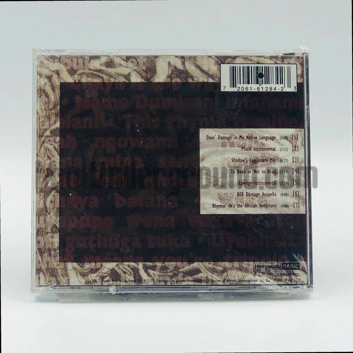 Zimbabwe Legit – Zimbabwe Legit CD, back cover