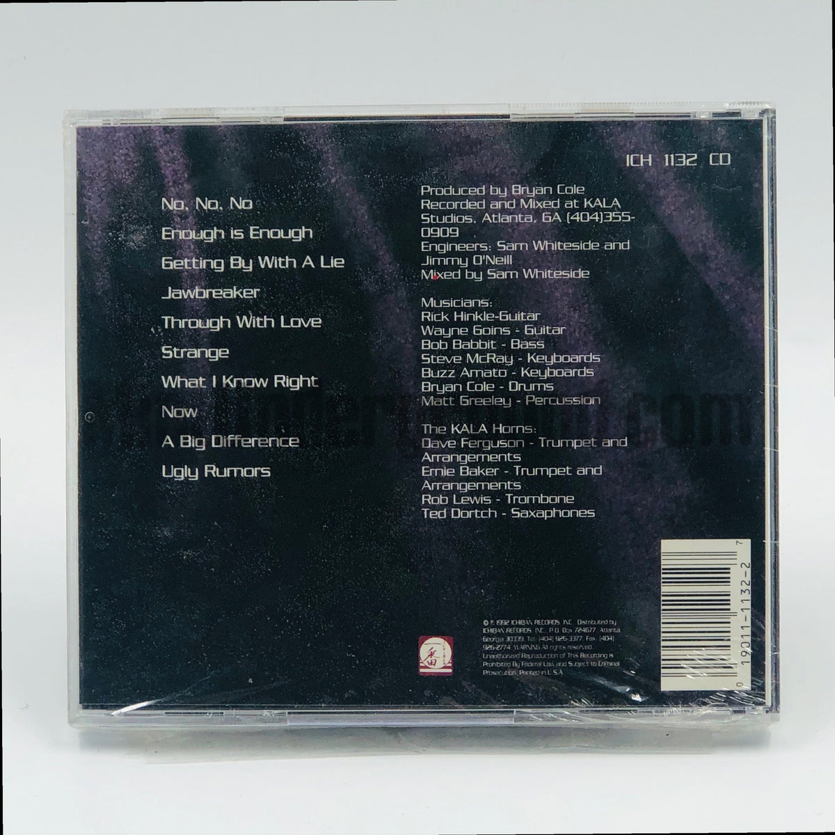 Travis Haddix – What I Know Right Now CD, back cover