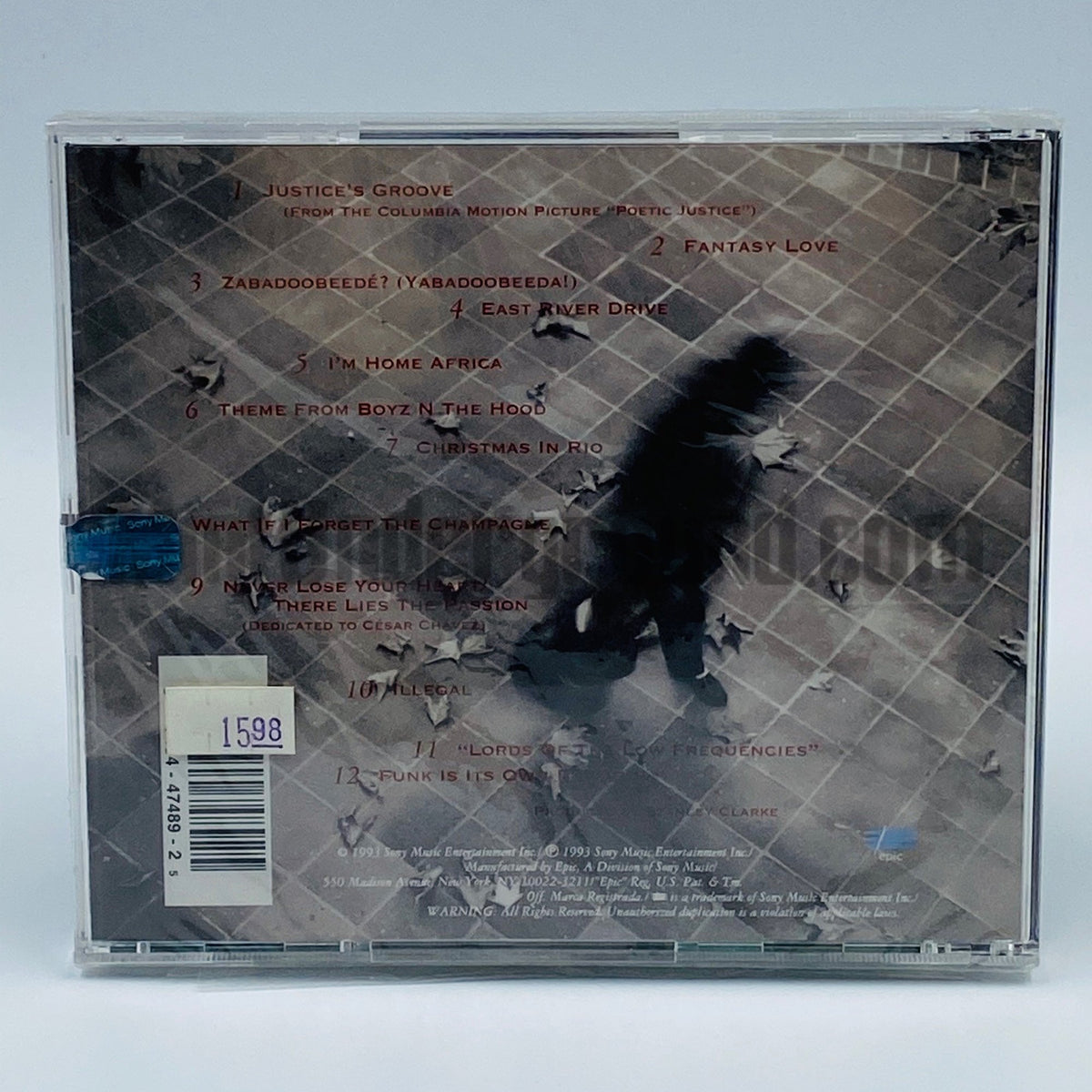 Stanley Clarke – East River Drive CD, back cover