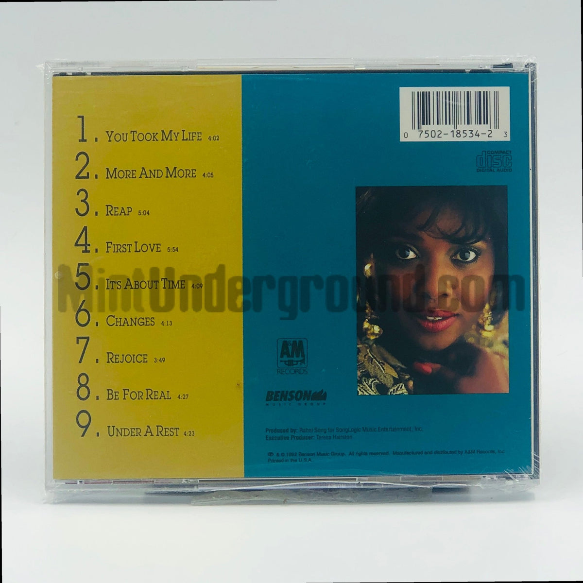 Vernessa Mitchell – Destiny CD, back cover