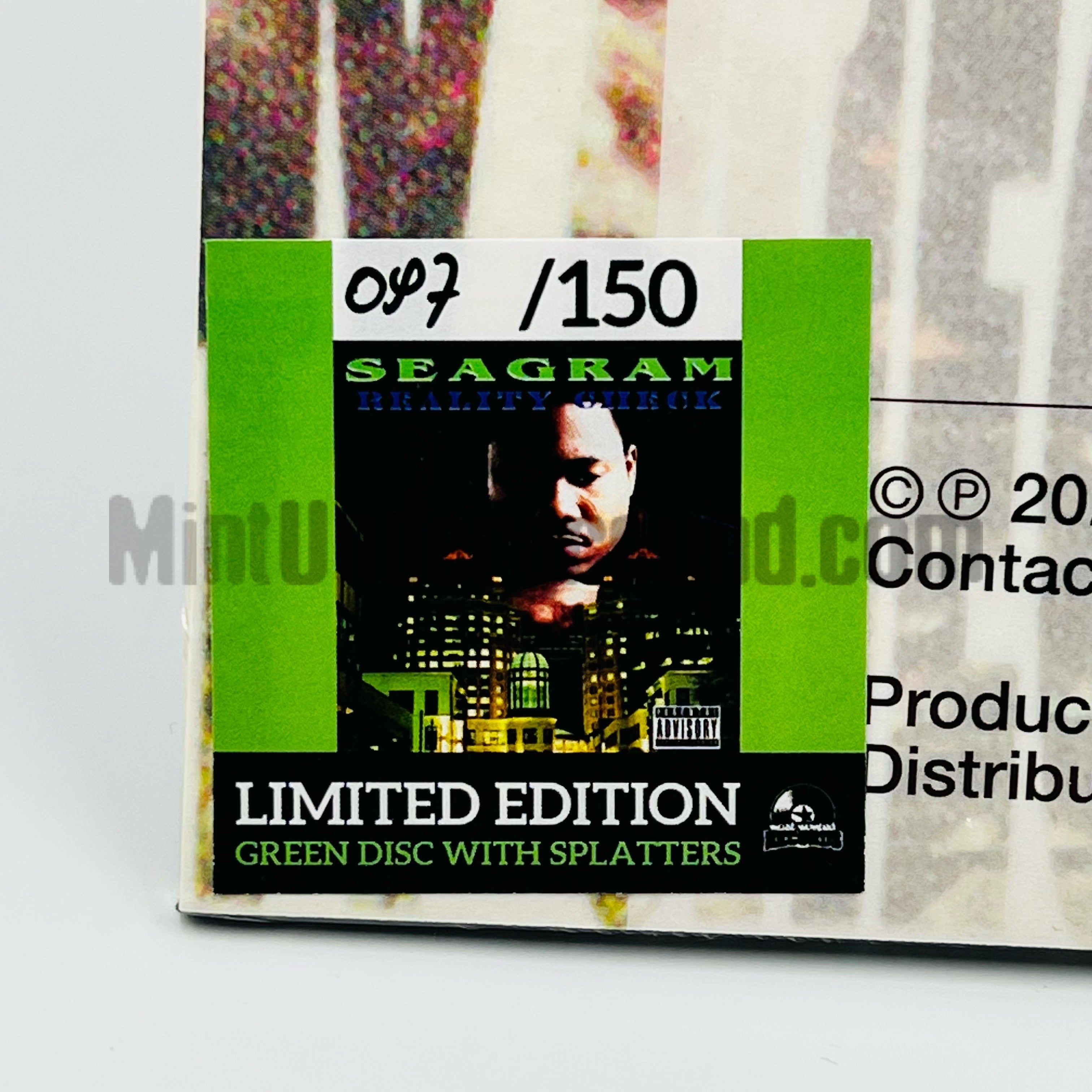 Seagram: Reality Check: Vinyl – Mint Underground