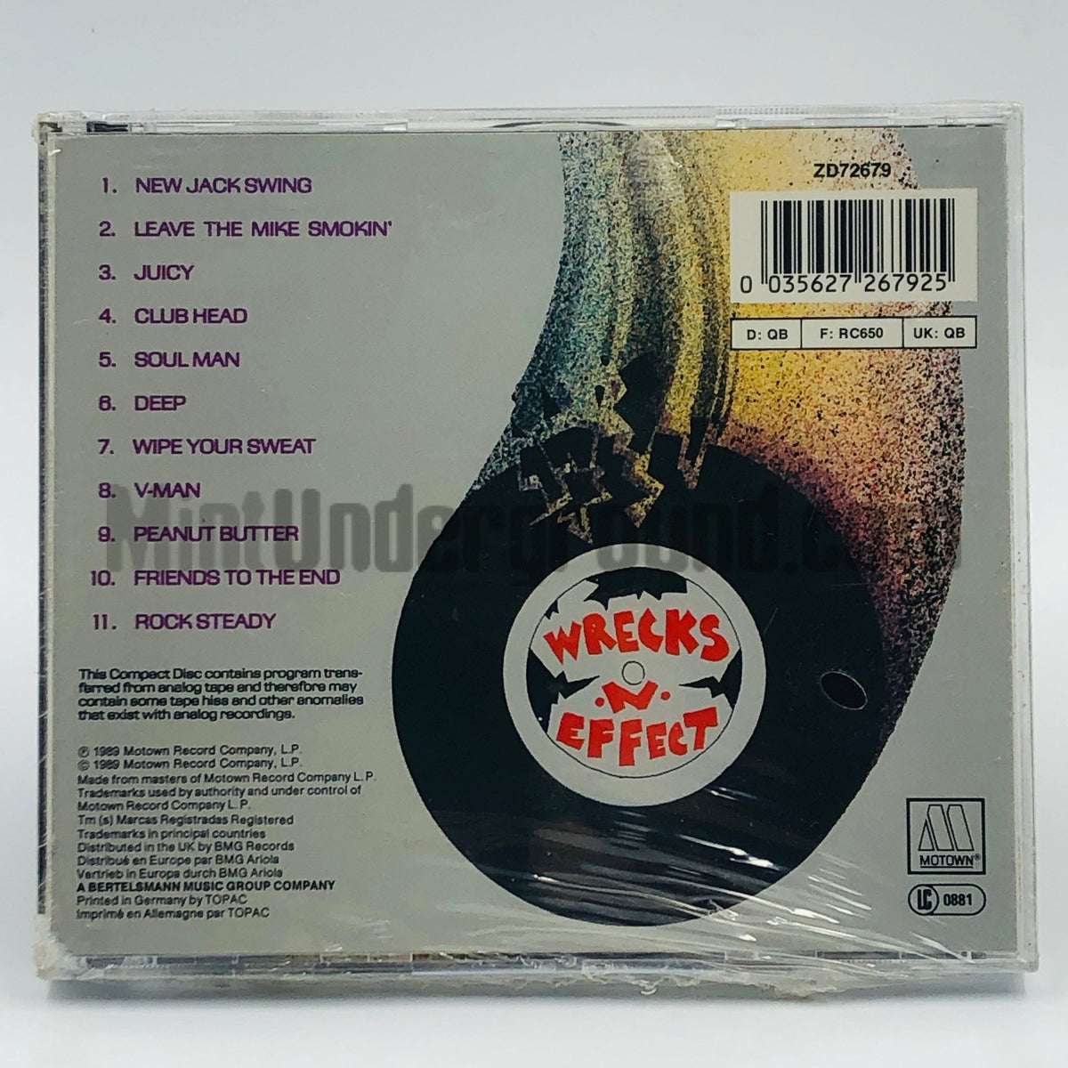 Wrecks-N-Effect/Wreckx-N-Effect – Wrecks-N-Effect CD, back cover