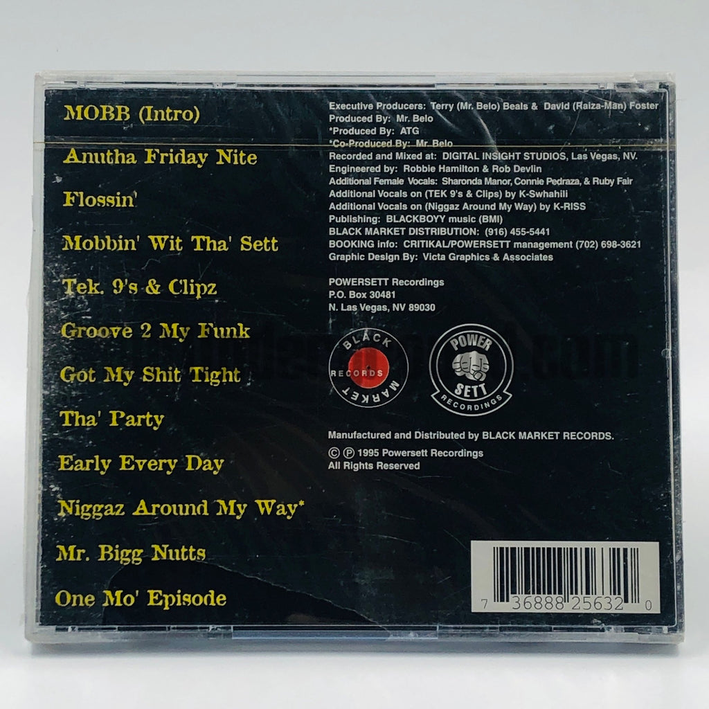 W.B.K. Mobb/WBK Mobb – Sett Trippin CD, back cover