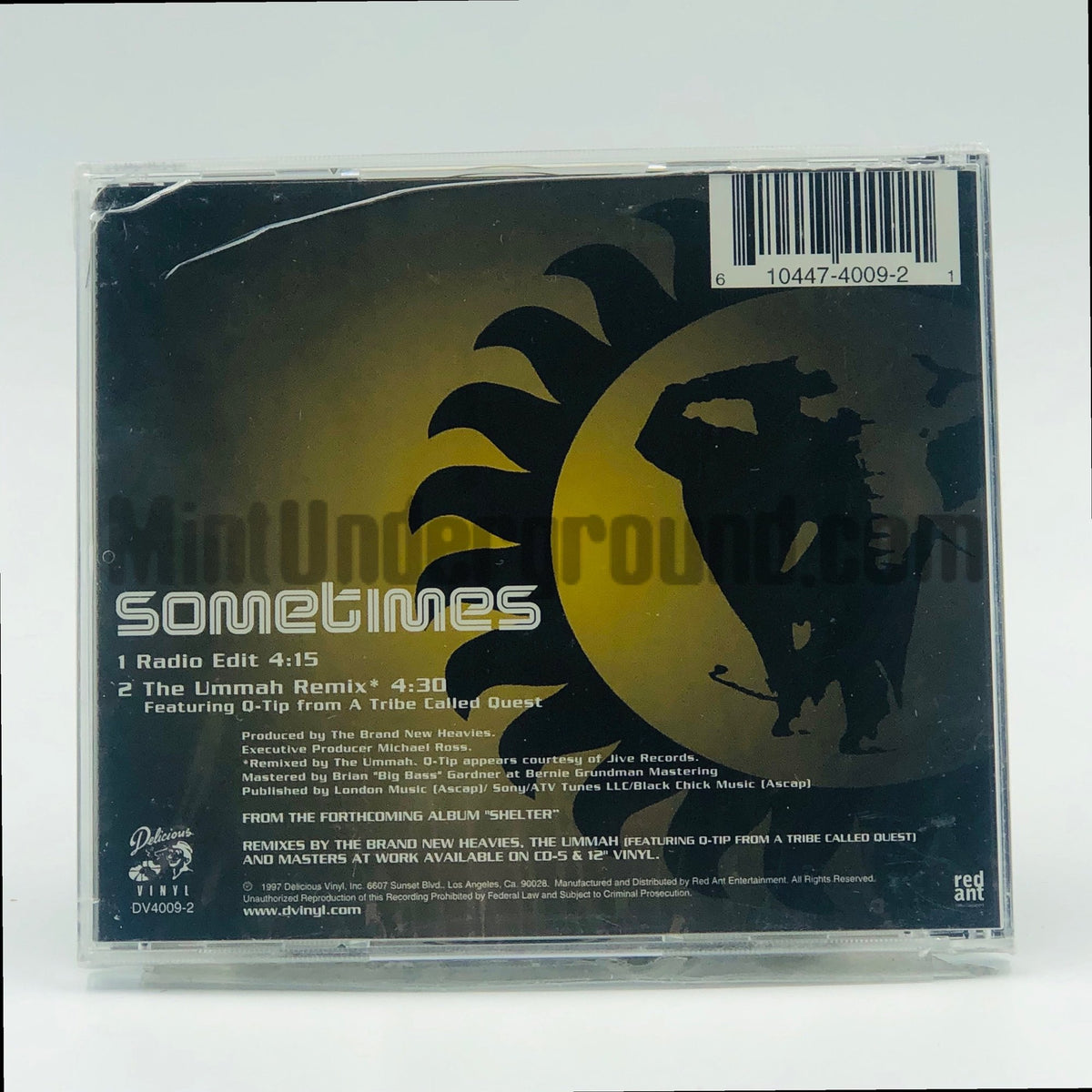 The Brand New Heavies – Sometimes CD Single, back cover