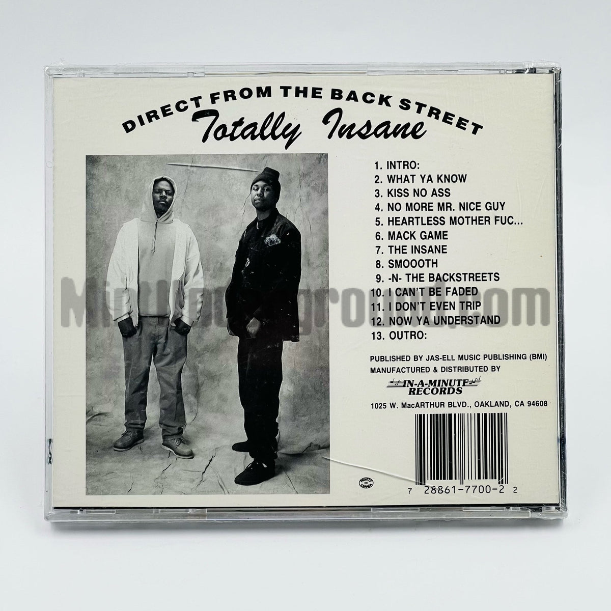 Totally Insane – Direct From The Back Street CD, additional photo 3