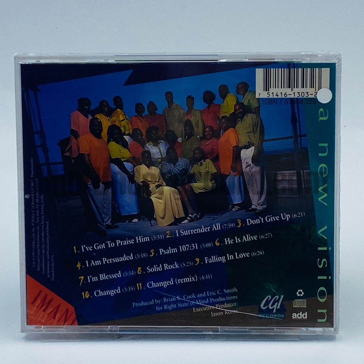 The Imani Project – A New Vision CD, back cover