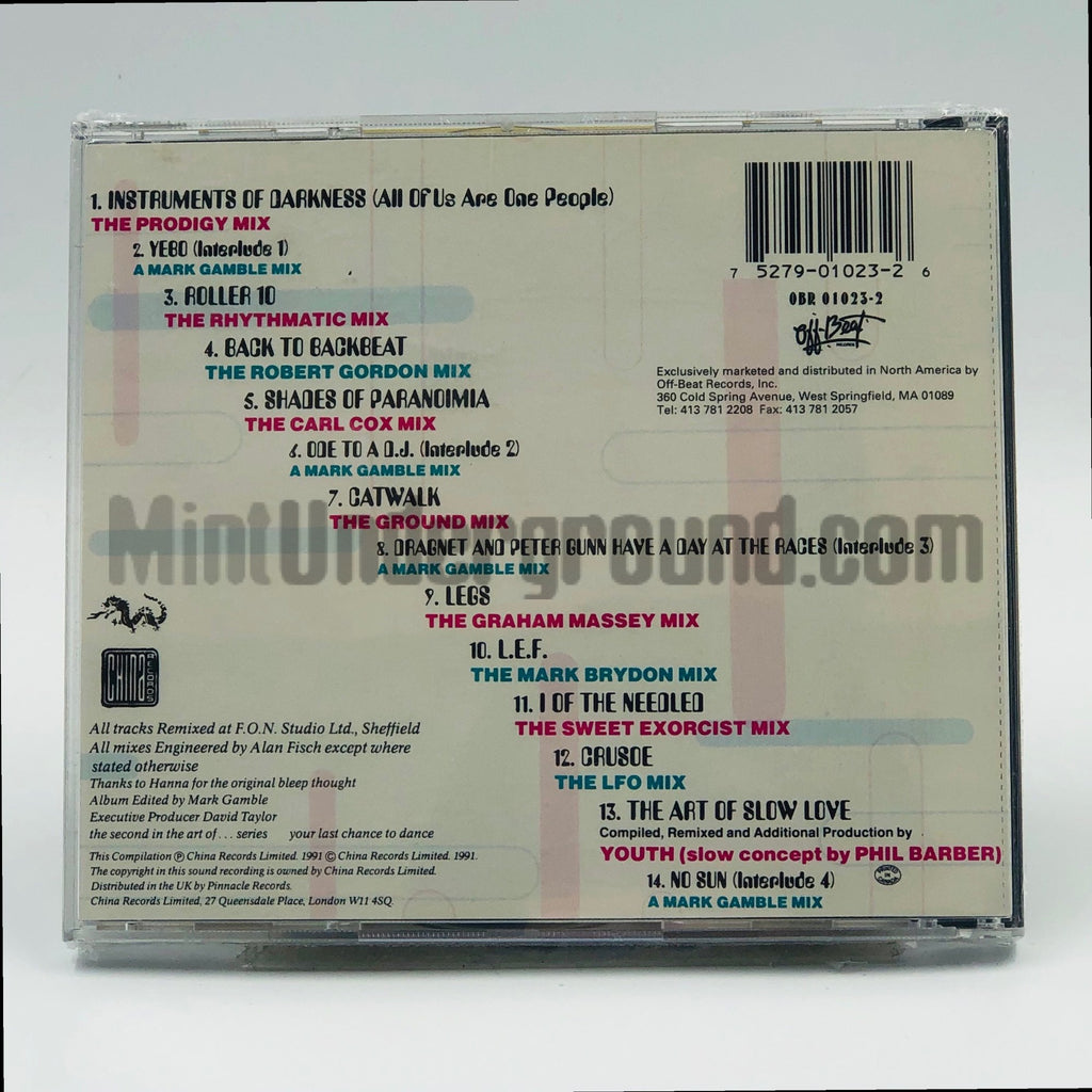 The Art Of Noise – The Fon Mixes CD, back cover