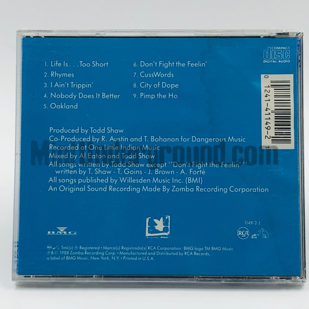 Too Short – Life Is...Too Short CD, back cover