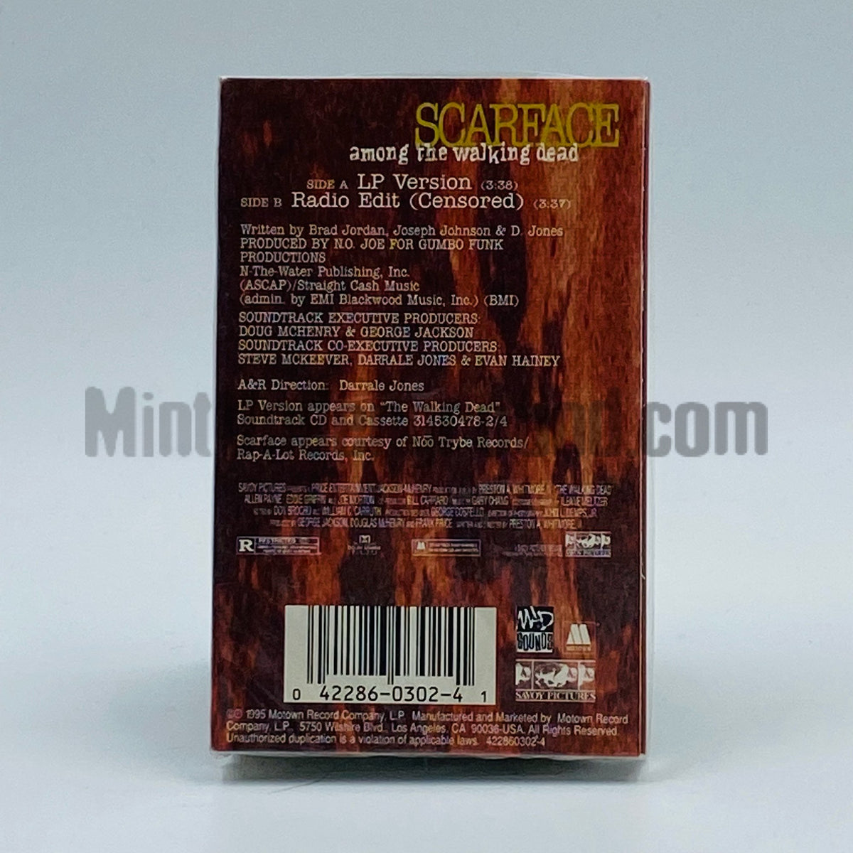 Scarface – Among The Walking Dead Cassette Single, back cover