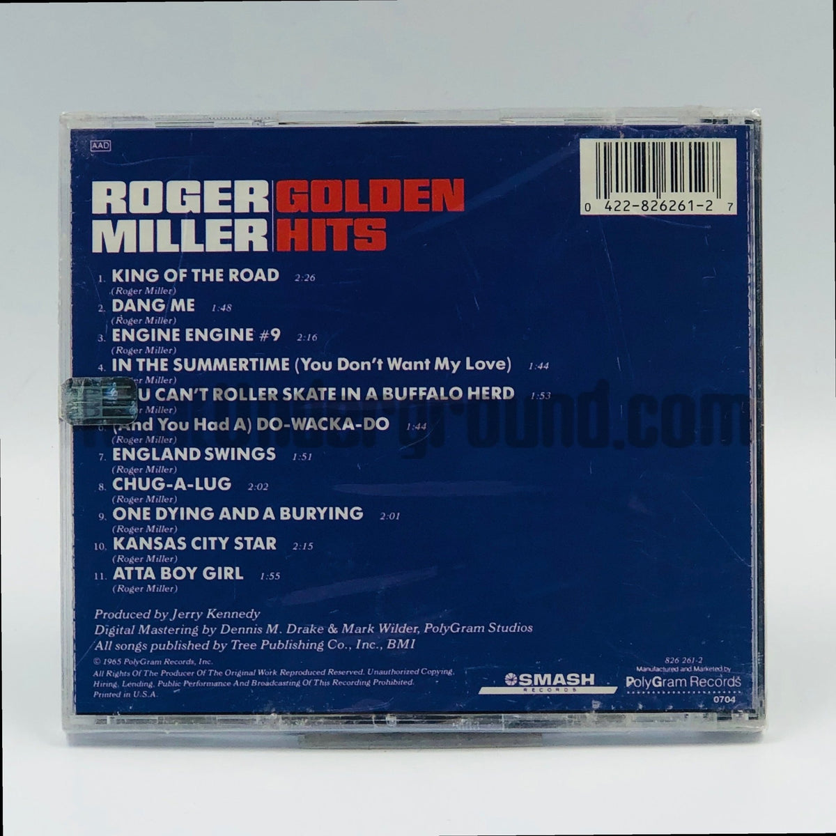 Roger Miller – Golden Hits CD, back cover