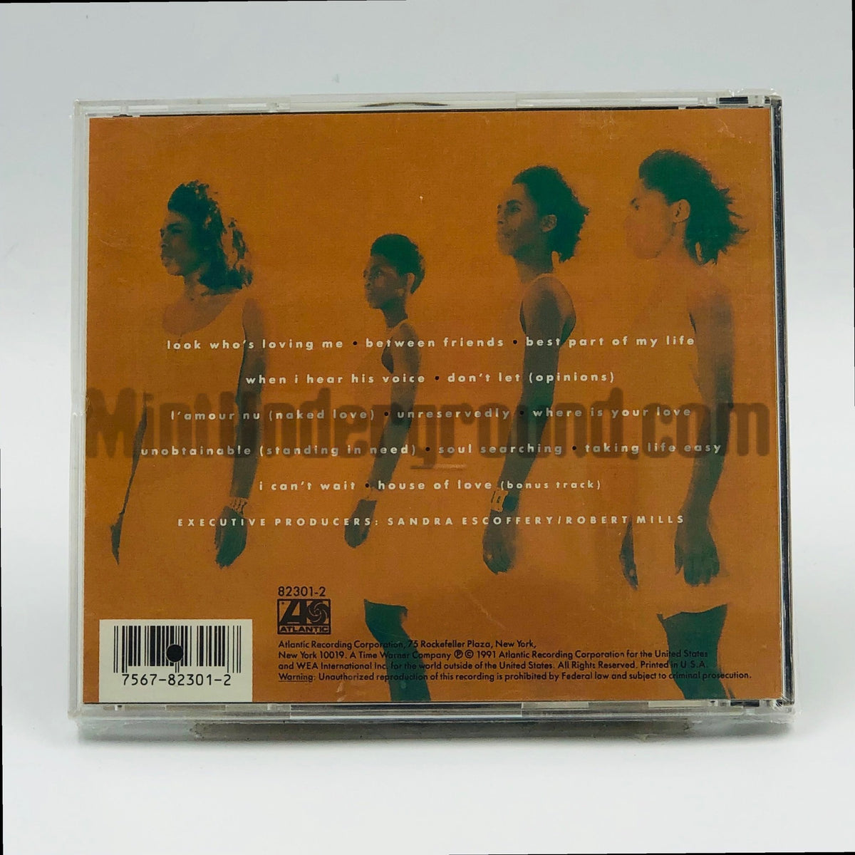 The Escoffery's – Opinions CD, back cover
