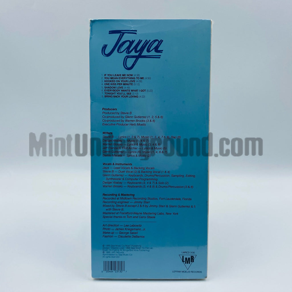 Jaya – Jaya CD, back cover