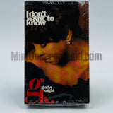 Gladys Knight: I Don't Want To Know: Cassette Single