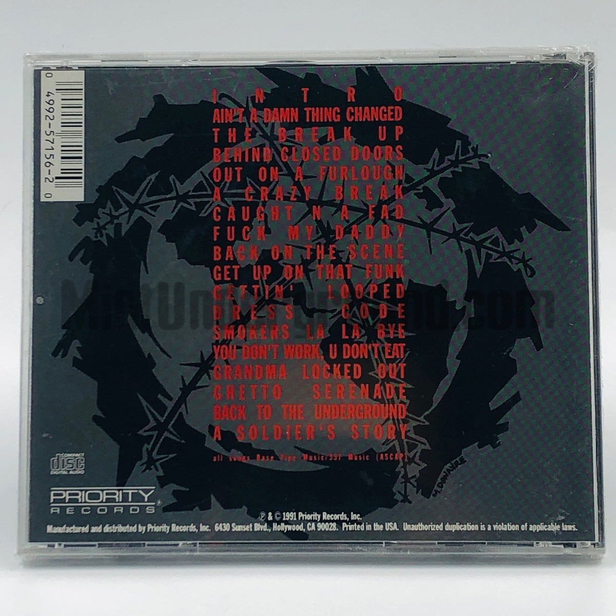 WC and The Maad Circle – Ain't A Damn Thang Changed CD, back cover