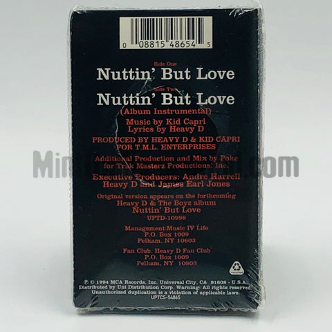 Heavy D & The Boyz: Nuttin' But Love: Cassette Single: 2 Track