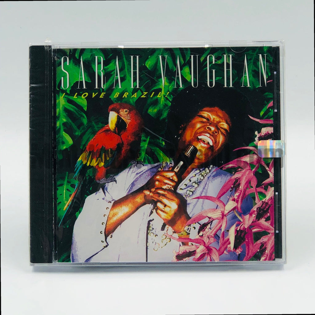 Sarah Vaughan – I Love Brazil! CD, front cover