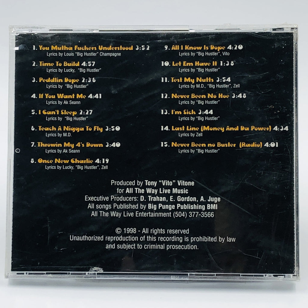 Syndicate Gangsters – Down Wit It CD, back cover