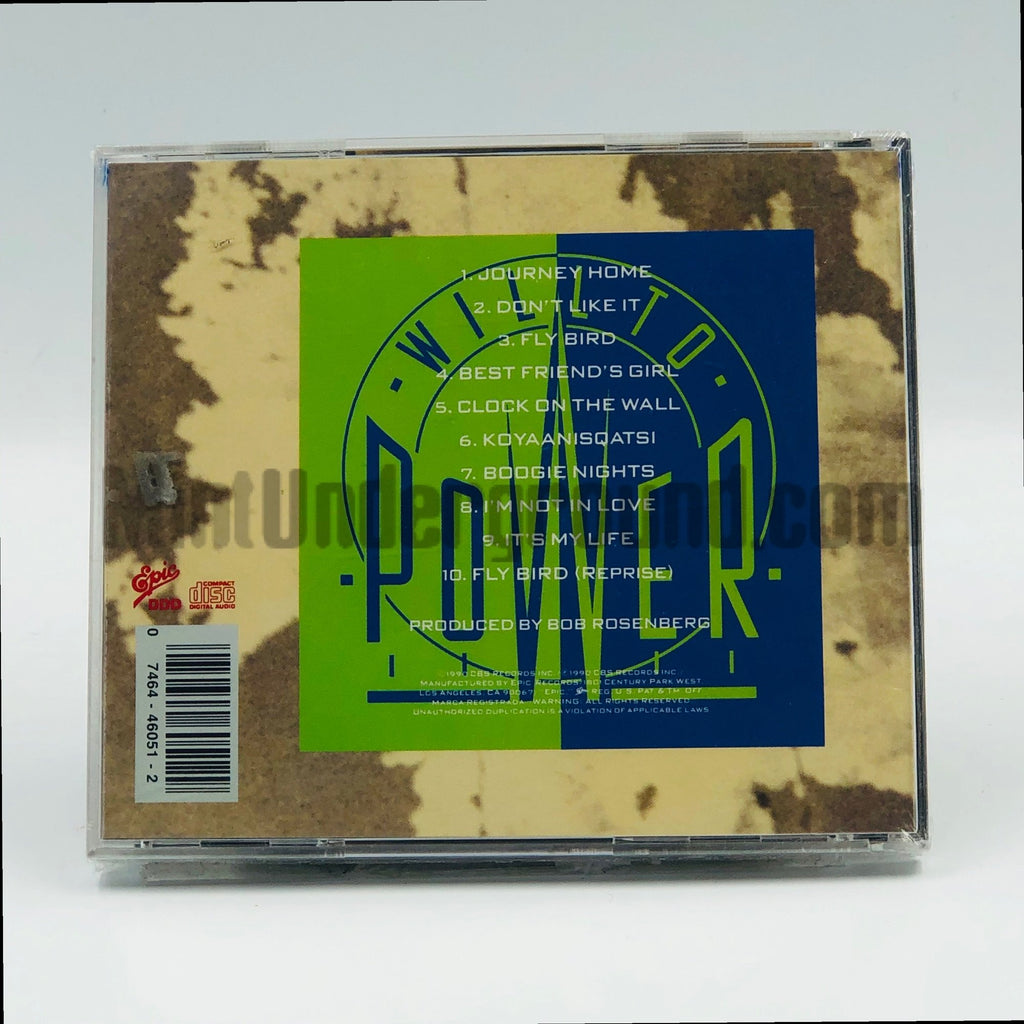 Will To Power – Journey Home CD, back cover