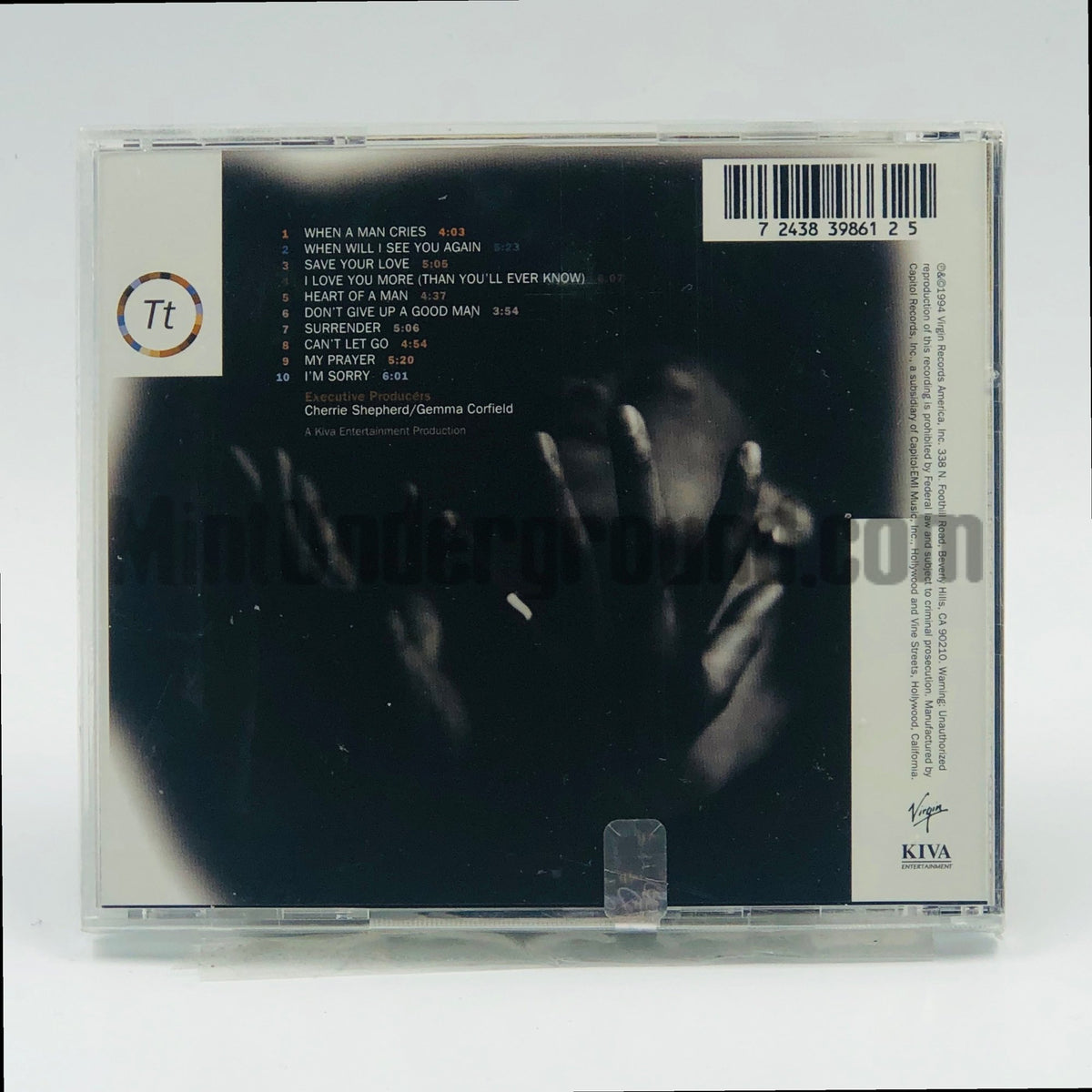 Tony Terry – Heart Of A Man CD, back cover